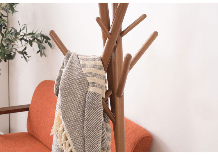 ハンガーラック 高さ174cm WIS-551 東谷 コートハンガー ポールハンガー ハンガー 帽子ハンガー かばん掛け 洋服収納 天然木 リビング ディスプレイ 店舗 ブティック(代引不可)