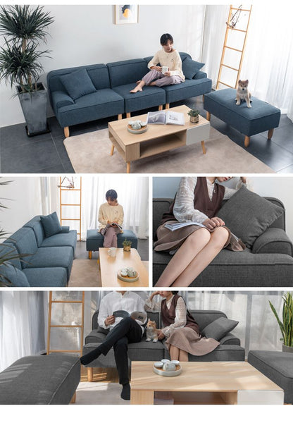 カウチソファ 3人掛け ソファー ソファ 北欧 おしゃれ 天然木脚 クッション付き ハイタイプ ロータイプ 3人掛けソファ 三人掛け ローソファ フロアソファ カウチソファー ソファーベッド リビングソファー(代引不可)