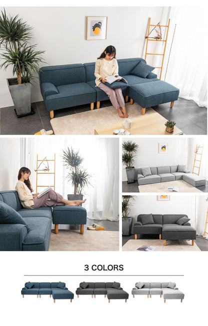 カウチソファ 3人掛け ソファー ソファ 北欧 おしゃれ 天然木脚 クッション付き ハイタイプ ロータイプ 3人掛けソファ 三人掛け ローソファ フロアソファ カウチソファー ソファーベッド リビングソファー(代引不可)