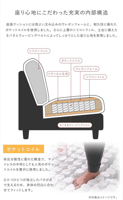 カウチソファ 3人掛け ソファー ソファ 北欧 おしゃれ 天然木脚 クッション付き ハイタイプ ロータイプ 3人掛けソファ 三人掛け ローソファ フロアソファ カウチソファー ソファーベッド リビングソファー(代引不可)