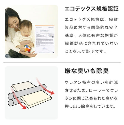 ごろ寝マット 折りたたみ 高反発 3つ折り 長座布団 カバー付き 洗える 60×180cm 60×150cm 体圧分散  消臭 竹炭入り 軽量 コンパクト 来客 車中泊 キャンプ ヨガマット ストレッチ ごろ寝布団 お昼寝マット 敷布団 防災