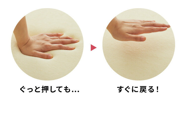 高反発 マットレス クイーン 三つ折り 洗える カバー 厚さ10cm 190N 高密度 ウレタン エコテックス認証 マット 折りたたみ 腰痛 3つ折り コンパクト ベッド 硬め 敷き布団 寝具