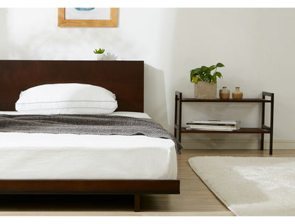 フロアベッド シングル フレームのみ 棚付き コンセント付き 宮棚 ロースタイル 木製 すのこ 北欧 ベッド ローベッド ベッドフレーム すのこベッド ベット