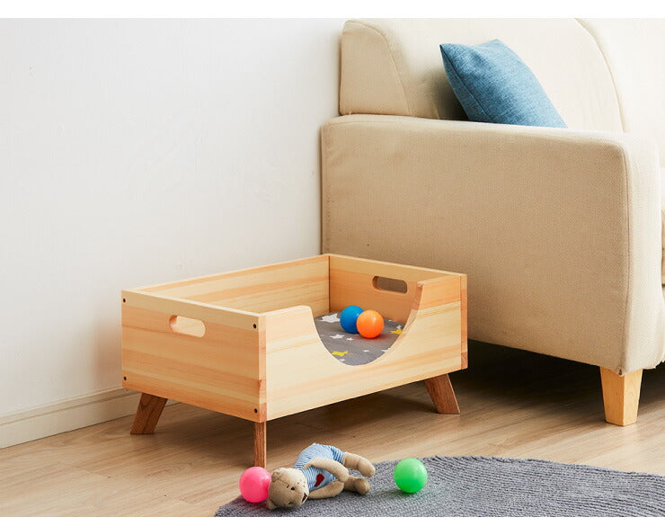 ペットベッド 木製 洗える クッション付き ペット用 猫用 犬用 ベッド 寝具 春 夏 秋 冬 天然木 おしゃれ ペット 犬 猫 小型犬