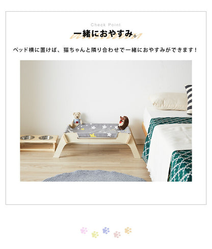 猫 ハンモック 木製 洗えるカバー 猫用 ペット用 春 夏 秋 冬 キャットハンモック ベッド お昼寝 天然木 ねこ ペット おしゃれ