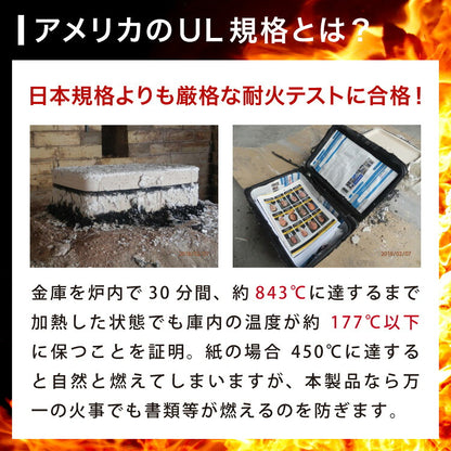 金庫 耐火 防水 家庭用 耐火金庫 手提げ 小型 7L A4サイズ シリンダーキーロック ボタン式 パスポート 防災 防災対策 おしゃれ 手提金庫 家庭用金庫 耐水 頑丈 ポータブル 持ち運び 鍵 震災 津波