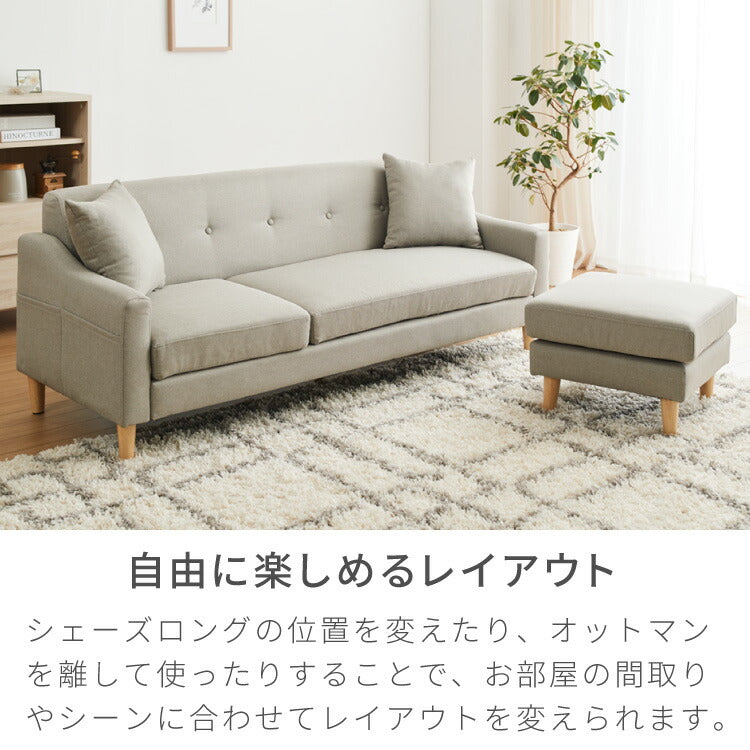 ソファ ソファー コーナー カウチソファ コーナーソファ L字 3人掛け 三人掛け ローソファー おしゃれ 北欧 カフェ かわいい 家具 レトロ モダン シンプル リビング 2.5人 3P