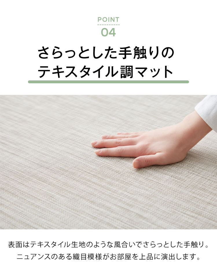 キッチンマット 240cm 拭ける 60×240 厚さ3mm 撥水 防汚 PVC 滑り止め 台所マット PVCマット 床保護マット 保護シート