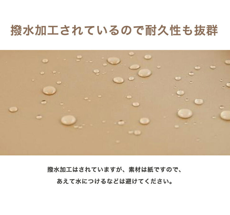 スツール 折りたたみ ペーパースツール 紙製 高さ42cm 耐荷重300kg 工具不要 組み立て簡単 撥水加工 PUクッション付き 隙間収納 丸形 シンプル モダン ユニーク 来客用 旅行 おしゃれ コンパクト オットマン サイドテーブル