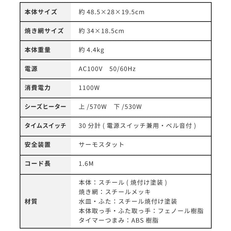 simplus マルチロースター フィッシュロースター 両面焼き ワイド 消臭フィルター Wヒーター ブラック ダイヤル式 フッ素加工 タイマー付き 洗える 魚焼き機 魚焼き器 脱臭 ガラス窓 卓上 SP-FRS01 グリル ベランピング