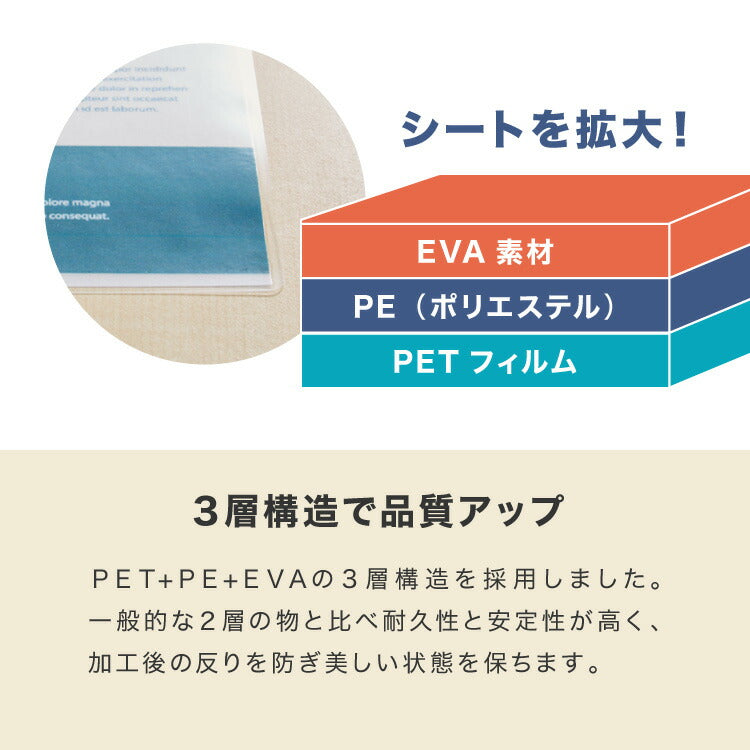 simplus ラミネートフィルム A4サイズ 100枚入り 100μm ラミネーター専用フィルム 印刷物保護 パンフレット 名刺 写真 透明度 グロス 耐水性 3層構造 長持ち 反りを防ぐ シンプラス SP-LMN-A4