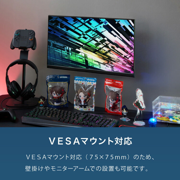 ゲーミングモニター 21.5インチ 100Hz 1ms 1920×1080 FHD VAパネル ノングレア 非光沢 チルト調整 PCモニター simplus シンプラス SP-NMT21【メーカー1年保証】