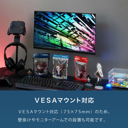 ゲーミングモニター 21.5インチ 100Hz 1ms 1920×1080 FHD VAパネル ノングレア 非光沢 チルト調整 PCモニター simplus シンプラス SP-NMT21【メーカー1年保証】
