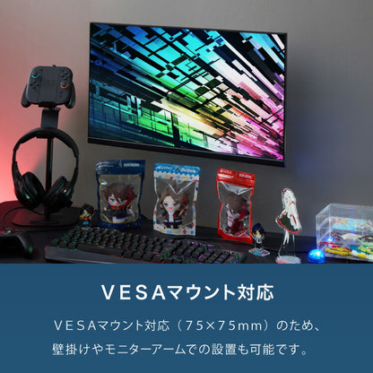 ゲーミングモニター 23.8インチ PCモニター 100Hz 1920×1080 FHD 1080p 1ms高速応答 薄型 液晶ディスプレイ ノングレア 非光沢 VA チルト調整 simplus シンプラス SP-NMT23