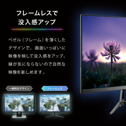 ゲーミングモニター 23.8インチ PCモニター 100Hz 1920×1080 FHD 1080p 1ms高速応答 薄型 液晶ディスプレイ ノングレア 非光沢 VA チルト調整 simplus シンプラス SP-NMT23