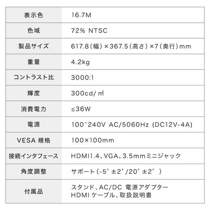 ゲーミングモニター 27インチ PCモニター 100Hz 1920×1080 FHD 1080p 1ms高速応答 薄型 液晶ディスプレイ ノングレア 非光沢 VA チルト調整 simplus シンプラス SP-NMT27