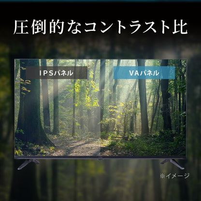 simplus 43型 テレビ ダブルチューナー ベゼルレス フルハイビジョン 液晶テレビ SP-43TVD-01 シンプラス 日本メーカー製LSI搭載 裏番組 VAパネル 地上 BS 110度CSデジタル 外付けHDD録画機能 【メーカー1年保証】