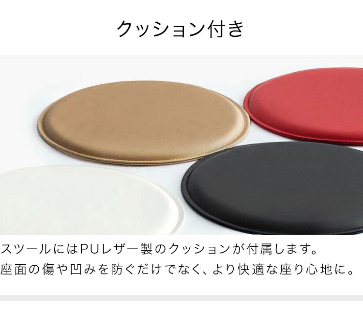 ペーパーテーブル&スツール 5点セット 折りたたみ 円形 天板付 クッション付 紙製 ハニカム構造 耐荷重300kg 撥水加工 クラフト紙 ナチュラル ブラック ホワイト レッド おしゃれ テーブルセット