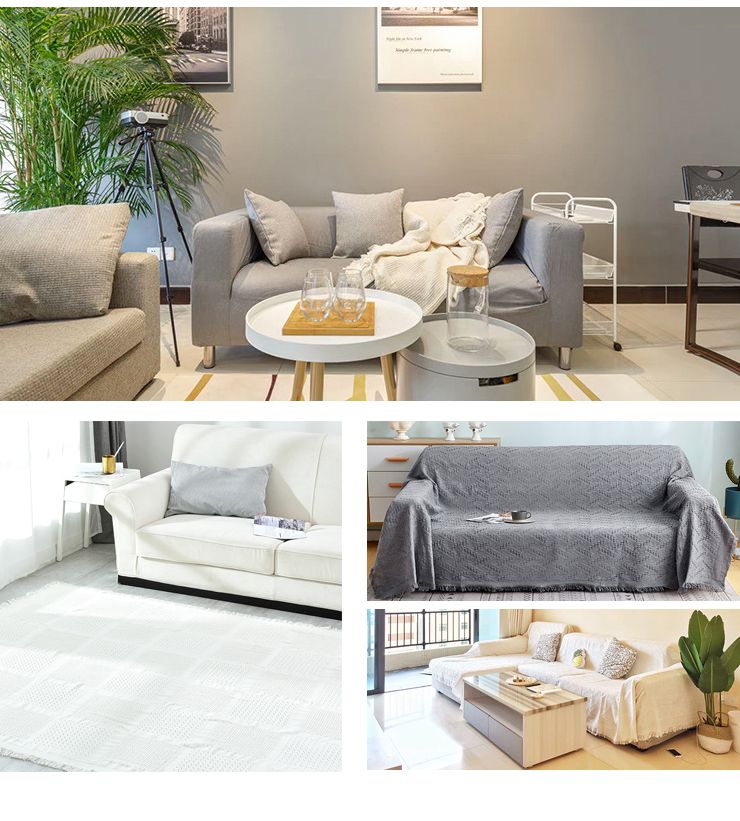 マルチカバー 北欧 130×180cm 長方形 無地 綿 北欧風 洗える ウォッシャブル おしゃれ 6柄あり 2人掛け マルチクロス テーブルクロス ソファ ソファー ソファカバー ソファーカバー ブランケット ラグ テーブルクロス スロー