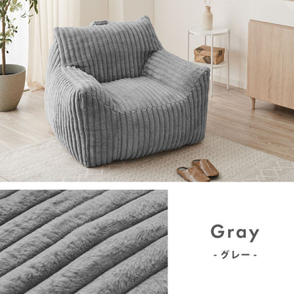 【5%OFF】【roomnhome×リコメン堂】ふわふわ 肘付き ローソファ フロアソファ 1人掛けソファ ポケット付き 選べる2サイズ 大人用 子供用 クッション ソファクッション クッションソファ 韓国 インテリア【送料無料】