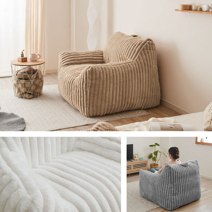 【5%OFF】【roomnhome×リコメン堂】ふわふわ 肘付き ローソファ フロアソファ 1人掛けソファ ポケット付き 選べる2サイズ 大人用 子供用 クッション ソファクッション クッションソファ 韓国 インテリア【送料無料】