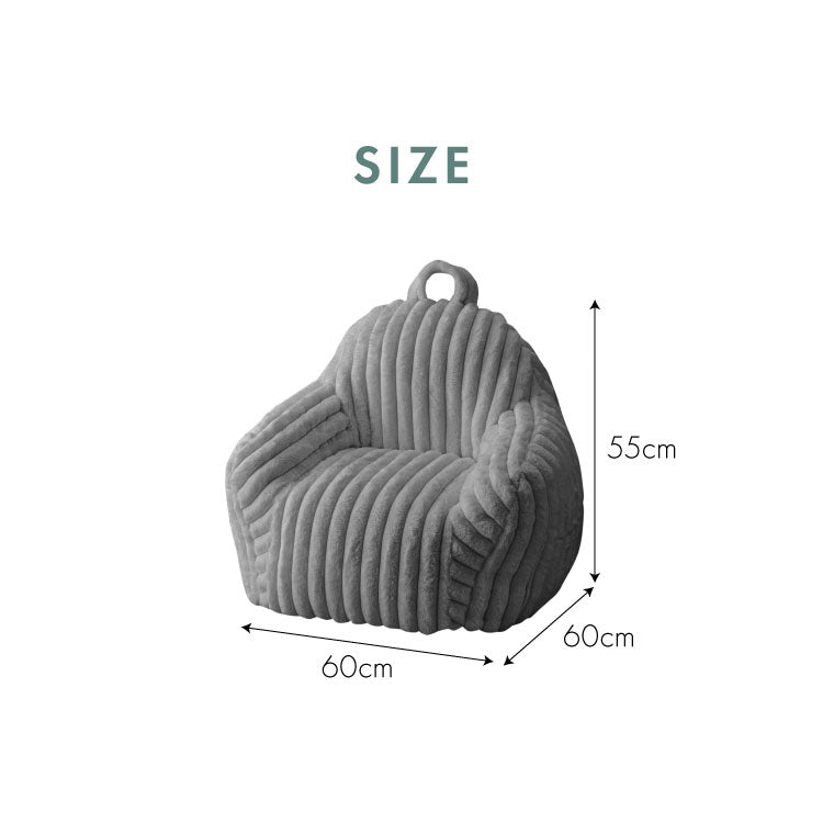 【roomnhome×リコメン堂】子供用 肘付き ふわふわ ローソファ フロアソファ 1人掛けソファ 60×60×55 クッション ソファクッション 韓国 インテリア【送料無料】