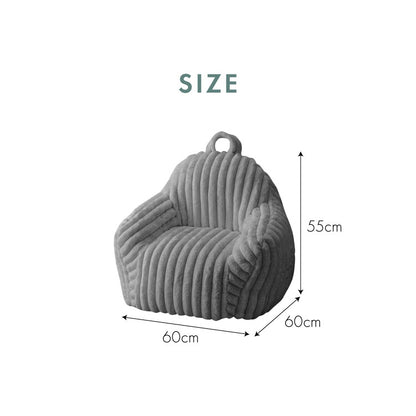 【roomnhome×リコメン堂】子供用 肘付き ふわふわ ローソファ フロアソファ 1人掛けソファ 60×60×55 クッション ソファクッション 韓国 インテリア【送料無料】