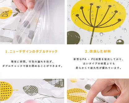 圧縮袋 ふとん 衣類 L 3枚入【100×80cm×3枚 ポンプ付き】防塵防湿 カビ ダニ対策 掛ふとん圧縮袋 掃除機対応 収納 引越し