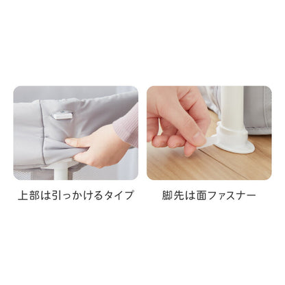 ベビーサークル 折りたたみ メッシュ マット ドア付き 123×106cm 洗濯可能 畳める グレー 扉付き シンプル かわいい 北欧 韓国 ベビーケージ ベビーゲージ ベビールーム プレイルーム 柵 赤ちゃん 収納  コンパクト