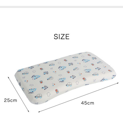 ベビーまくら ベビー枕 頭の形 45×25cm 向き癖防止 絶壁防止 洗える 綿100% ウレタンフォーム 二重生地 ファスナーなし 赤ちゃん ふわふわ 安全 ベビー 赤ちゃん用まくら 赤ちゃん枕 枕 まくら フィット ベビーピロー