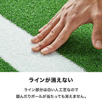 野球用バッターマット 100×150cm バッターボックス バッターマット バッターシート 置くだけ 打席 ポータブル 持ち運び可能 野球 バッティング バッター トレーニング 人工芝 ライン付き