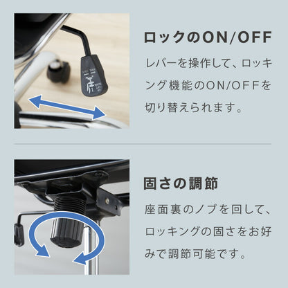 イームズ アルミナムチェア リプロダクト ソフトパッド 昇降 キャスター 360度回転 ロッキング 肘掛け ブラック 黒 デザイナーズ オフィス デスク PC チェア イス ローバック チェア PUレザー Eames Soft Pad