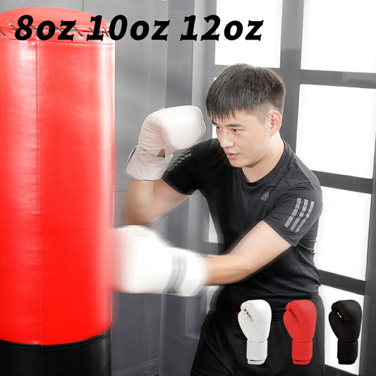 ボクシンググローブ 8オンス 10オンス 12オンス マジックテープ式 PUレザー 着脱簡単 エクササイズ フィットネス ボクササイズ トレーニング 格闘技 ボクシング 運動 練習 プレゼント パンチンググローブ スパーリンググローブ