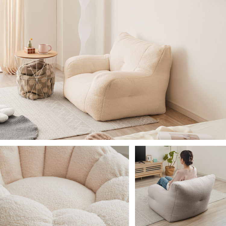 5%OFF】【roomnhome×リコメン堂】 ふわふわ ビーズクッション 1人掛け
