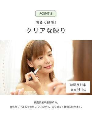 brisafe 割れない鏡 60×180cm ホワイト ナチュラル シルバー 軽い シンプル 韓国 おしゃれ 姿見 ソフトミラー 立て掛け 壁掛け スタンドミラー 全身鏡 フィットネス ヨガ ピラティス トレーニング ミラー 安全 玄関