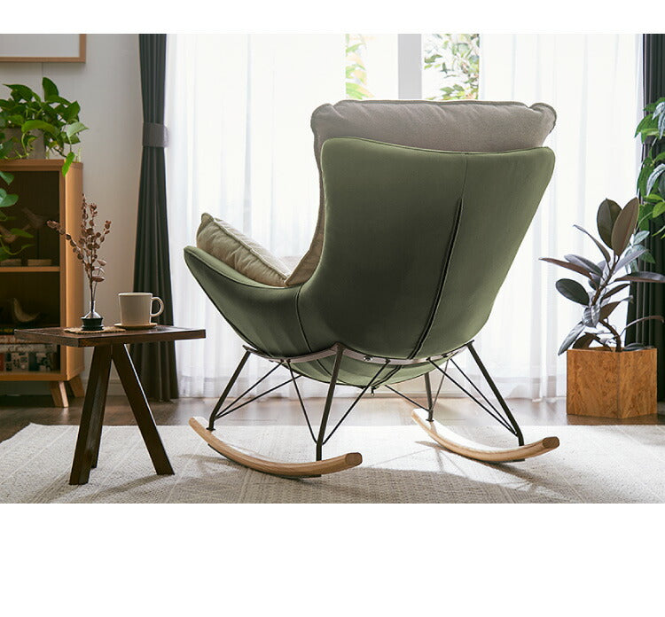 ロッキングチェア リラックス 1人掛け 幅80cm おしゃれ 北欧 モダン パーソナルチェアー リラックスチェア ハイバックチェア