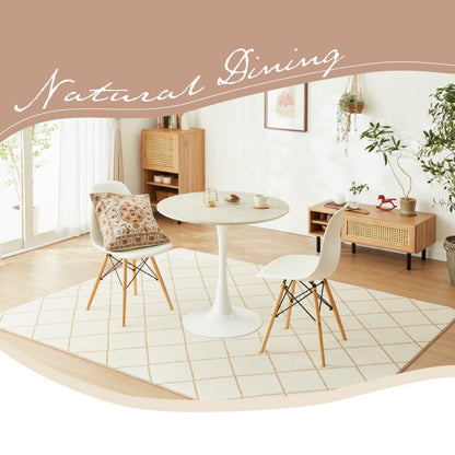 ダイニングテーブル 丸テーブル 白 幅60cm 組み立て簡単 お手入れ簡単 円形 スチール MDF ホワイト 省スペース コンパクト 2人用 3人用 おしゃれ 北欧 一人暮らし カフェテーブル