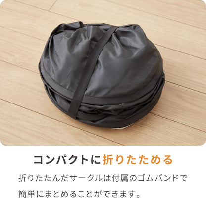 ペットサークル 折りたたみ L 小型犬 中型犬 猫 収納 飛び出し防止屋根付き 室内 屋外 持ち運び コンパクト アウトドア 旅行 災害対策 ペットケージ ペットハウス プレイサークル 犬 ケージ サークル【送料無料】