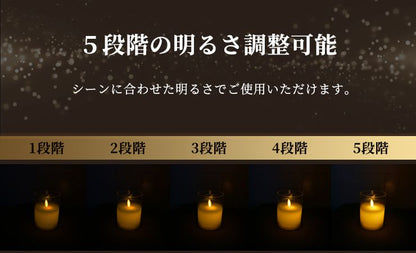 LED キャンドルライト 3本セット 選べる3タイプ リモコン付き 蝋製 点灯モード 明るさ調節 電池式 タイマー機能 自動消灯 安心 安全 防炎 おしゃれ 間接照明 リラックス 寝室 リアル ろうそく 蝋燭 キャンドル