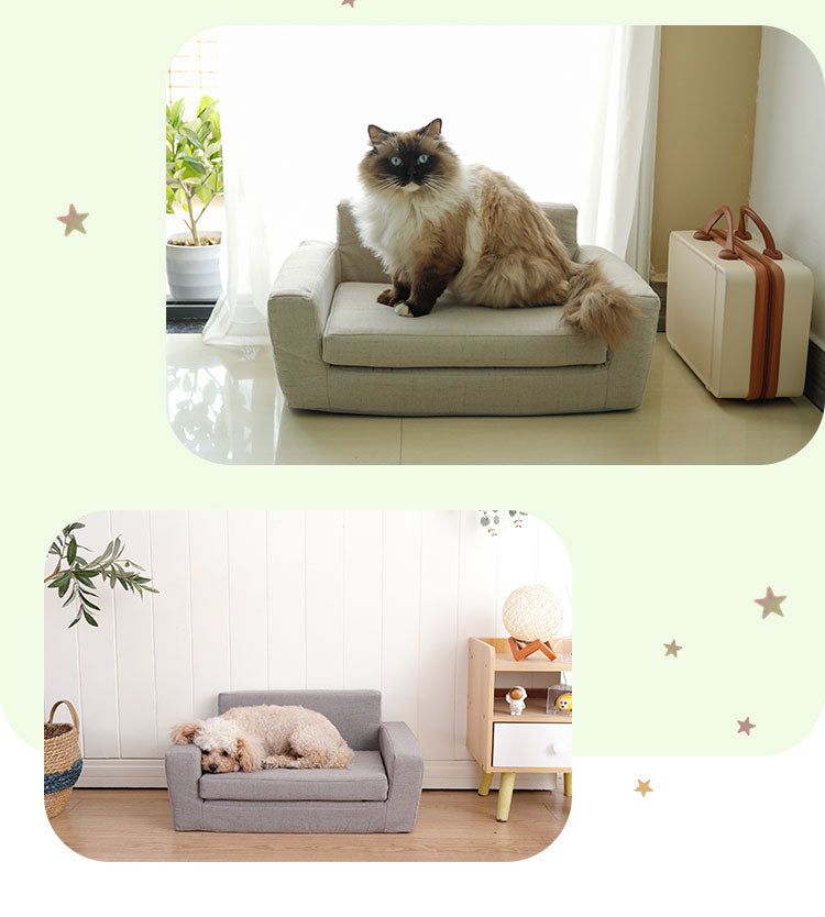 ソファ ペット用 滑り止め 洗えるカバー 防水シート ずれ防止 ウレタンフォーム マジックテープ 安眠 リラックス シンプル 広々 のんびり ペットソファ 犬用ソファ 猫用ソファ キッズソファ