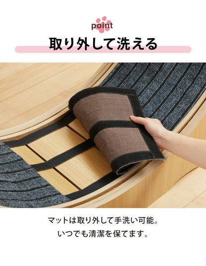 猫用 キャットホイール 大型 直径100cm ストッパー付き小型犬対応 安全設計 運動不足解消 ダイエット ストレス発散 健康 エクササイズ ナチュラル キャットラン ランニングホイール キャットウォーク 猫用ルームランナー 回し車 室内遊具