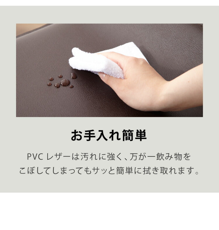 カウンターチェア 2脚セット ガス式昇降 PVCレザー 高さ調節可 無段階 昇降式 ホワイト ブラウン ブラック 回転式 スチール おしゃれ モダン シンプル バーチェア ハイチェア カウンター チェア 椅子 イス カフェ 滑り止め セット