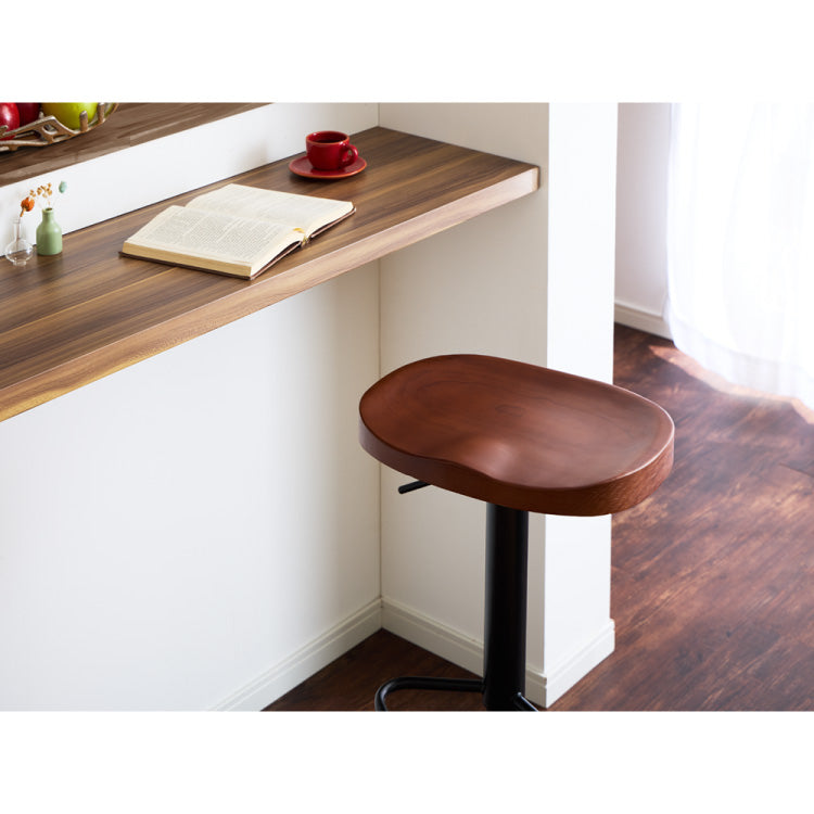 カウンターチェア 2脚セット 木製 天然木 高さ調節 昇降式 脚置き付き 北欧 おしゃれ シンプル モダン ナチュラル バーチェア ダイニングチェア スツール 座り心地 木目 カフェ 椅子 インテリア