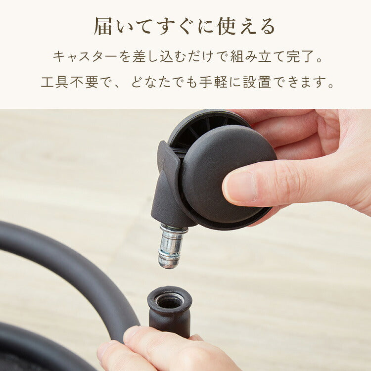ロースツール キルティング キャスター付き PUレザー 高さ25cm おしゃれ かわいい コンパクト 低め 丸椅子 ラウンド チェア スツール 作業椅子 フットネイル 一人暮らし