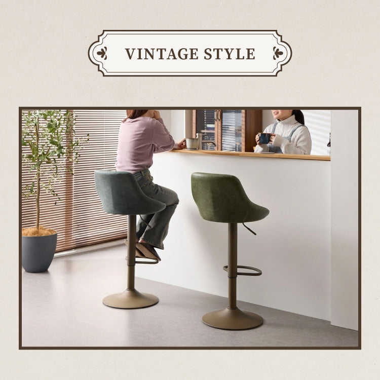 30%OFF】カウンターチェア 背もたれ付き 2脚 セット 昇降 昇降式 360