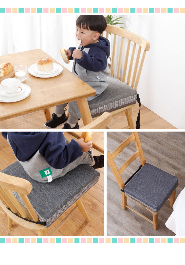 お食事クッション 高さ調節 高さ調整 3段階 抗菌 防臭 撥水 防水 丸洗い可能 洗濯可能 洗濯機可 ノンホルムアルデヒド かわいい シンプル 子供クッション 椅子クッション 座布団 高さ調節クッション