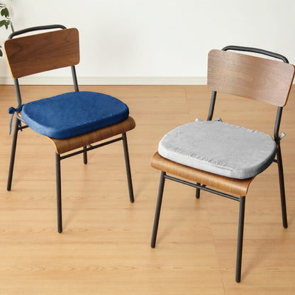 クッション 椅子 43×41cm 厚さ4cm 2枚セット 厚手 滑り止め 紐付き チェアパッド チェアクッション シートクッション おしゃれ シンプル 角型 イス チェアマット テレワーク 在宅 四角 座布団 快適 シート ダイニングチェア