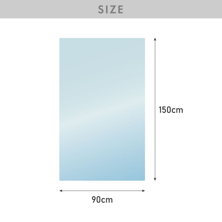 チェアマット 長方形 90×150cm 透明 クリアマット オフィスマット ソフトタイプ 床暖房対応 無地 床 保護 フローリング フローリングマット イス 傷防止 キズ防止【送料無料】