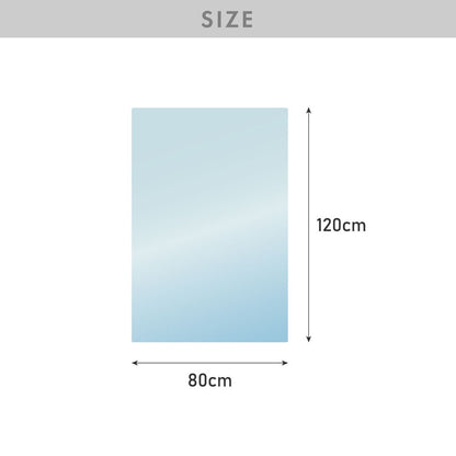 チェアマット 長方形 80×120cm 透明 クリアマット オフィスマット ソフトタイプ 床暖房対応 無地 床 保護 フローリング フローリングマット イス 傷防止 キズ防止【送料無料】