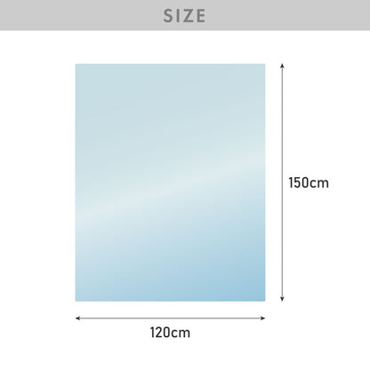 チェアマット 長方形 120cm×150cm 透明 クリアマット オフィスマット ソフトタイプ 床暖房対応 無地 床 保護 フローリング フローリングマット イス 傷防止 キズ防止【送料無料】